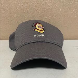 Under Armour Knights Lacrosse Embroidered Gray Fitted Hat Cap Size XL/2XL